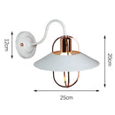 GobekUsa Iron Wood LED Wall Lamp for Indoor Home Decoration