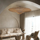 GobekUsa Handmade Rattan Wicker Chandelier for Home and Shop Decor