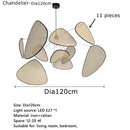 GobekUsa Hand Made Rattan Art Pendant Chandelier for Modern Living Room, Dining Room, Bedroom.