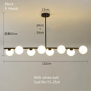 GobekUsa Glass Ball Pendant Chandeliers LED Hanging Lights for Home Decor