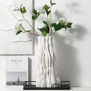 GobekUsa Abstract Irregular Trunk Fold Ceramic Vase for Home Decor