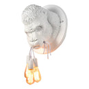GobekUsa Gorilla Resin Wall Lamp: Modern Retro Animal LED Home Decor Bedside Lighting