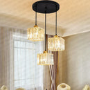 GobekUsa Crystal Trio Pendant Light for Modern Spaces