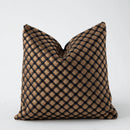 GobekUsa Ivory Tawny Rabbit Fur Handmade Throw Pillow Covers - Modern Luxury Decor