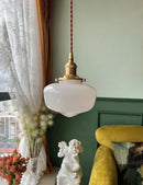 GobekUsa Glass Shade LED Pendant Lamp: Modern Minimalist Lighting for Bedroom, Kitchen, and Bar
