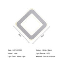 GobekUsa LED Touch Switch Wall Light, Modern Bedroom Bedside Lamp, 15W