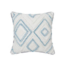GobekUsa Blue Geometric Tufted Long Waist Pillowcase Set, 30x100cm