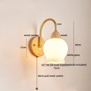 GobekUsa LED Wall Lamps: Nordic Modern Design for Home Decor, Living Room, Bar, Stair - Pull Chain Switch