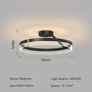 GobekUsa Black Gold Round Chandelier: Modern Design Ceiling Lamp for Home Decoration