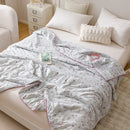 GobekUsa Cooling Summer Blanket | Soft & Breathable Natural Plant Comforter