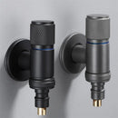 GobekUsa Black Copper Brass Washing Machine Faucet Single Cold Wall Mounted Bibcock