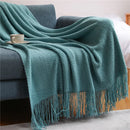 GobekUsa Knitted Pineapple Grid Throw Blanket - Nordic Sofa Blanket for Home Decor