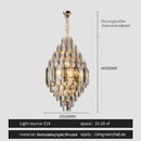 GobekUsa Crystal Chandelier - Luxe Light for Villa, Hotel & Building Project