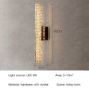 GobekUsa Crystal Wall Lamp: Elegant Lighting for Home, Hotel, or Office Decor