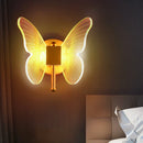 GobekUsa Butterfly Acrylic LED Chandelier for Bedroom & Home Decor