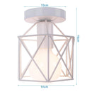 GobekUsa Iron Frame Retro Led Pendant Light for Kitchen Dining Living Room