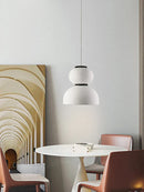 GobekUsa Gourd Shaped LED Chandelier: Nordic Wabi Sabi Design for Homestay, Cafe & Restaurant