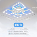 GobekUsa LED Ceiling Chandelier with Dimmable Light for Home Decor