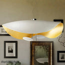 GobekUsa Gold Texture LED Pendant Lights: Modern Living Room Bedroom Hanging Lamps