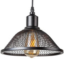 GobekUsa Black Industrial Cage Pendant Light for Kitchen Island Dining Room