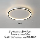 GobekUsa Dimmable LED Ceiling Light for Modern Nordic Home Living Room Lighting