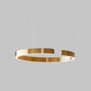 GobekUsa Gold LED Chandelier: Modern Hanging Light for Dining Room & Bedroom