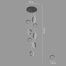 GobekUsa LED Pendant Lights: Modern Simplicity for Living Room, Dining Area, Staircase Chandelier