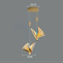 GobekUsa Butterfly LED Pendant Light for Bedroom and Living Room Decor