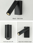 GobekUsa Adjustable Angle LED Wall Lamp for Bedside Reading & Bedroom Ambiance