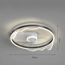 GobekUsa Ceiling Fan Light with Invisible Blades, Remote Control, Modern Design, Silent Operation
