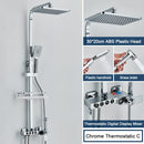 GobekUsa Black 4-Way Digital Shower System with Rainfall Head and Bidet