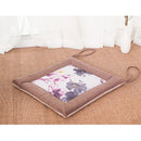 GobekUsa Linen Seat Cushion: Comfortable Non-slip Chair Pad with Strap