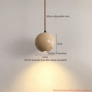 GobekUsa LED Pendant Lamp Yellow Travertine Adjustable Wabi Sabi Light