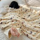 GobekUsa Korean Cotton Cartoon Blanket for Travel & Home - Kids, Adults