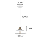 GobekUsa Iron Pendant Light for Dining Room, Kitchen, and Bedroom