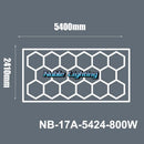 GobekUsa 6500K LED Hexagrid System for Workshop, Gym, Studio - 2 Year Warranty