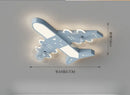GobekUsa Kids Room Airplane Ceiling Fan Light Fixture