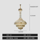 GobekUsa Crystal Chandelier for High-End Designer Duplex Living Room