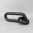 GobekUsa Black Geometric Resin Ornament Ring Decor Home Figurine