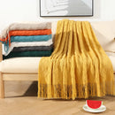 GobekUsa Knitted Woolen Blanket - Cozy Home Accent and Travel Essential