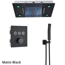 GobekUsa 3-Way Shower System with Rainfall Waterfall Head and Bathtub Mixer Tap.
