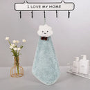 GobekUsa Cloudy Day Hand Towel - Antibacterial Bamboo Charcoal Fiber Kitchen & Bath Soft Towel