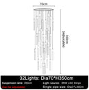 GobekUsa LED Chandelier: Modern Staircase & Kitchen Pendant Light for Home Decoration