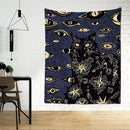GobekUsa Cat Eyes Tapestry Wall Hanging Abstract Psychedelic Witchcraft Bohemian Home Decor
