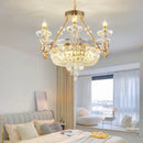 GobekUsa Crystal Luxury Chandelier for European Style Living Room, Bedroom, and Stairwell