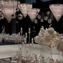 GobekUsa Crystal Ice Bar Chandelier: Luxury Hotel Restaurant Living Room Lighting