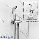 GobekUsa Gold Bidet Faucet Handheld Sprayer Single Cold Water Tap Hygienic Toilet Shower
