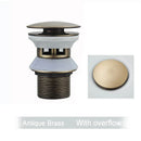 GobekUsa Black Gold Pop Up Drain for Sink - Faucet Accessory Kit