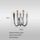 GobekUsa Glass Tube Dining Chandelier Modern Lamps