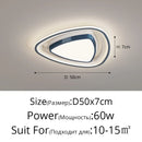 GobekUsa LED Ceiling Light with Remote Dimming for Modern Nordic Home Decor